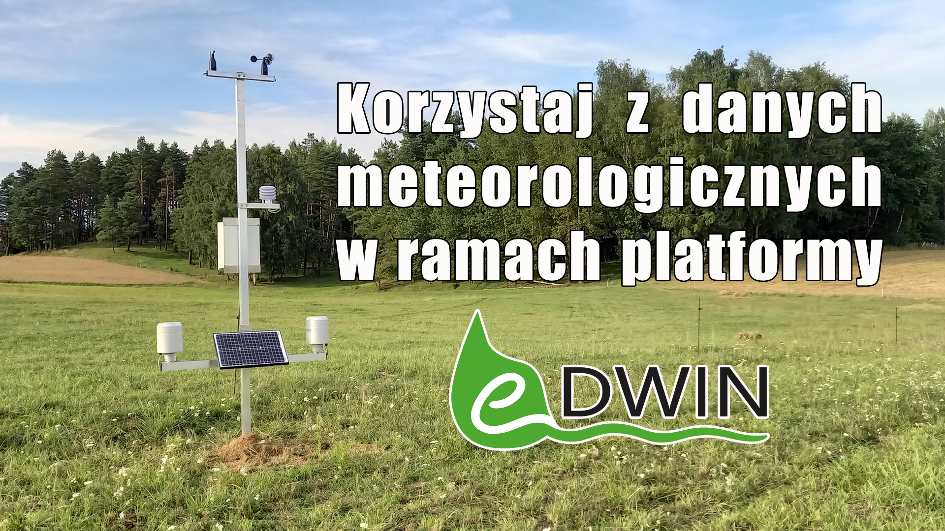 Udostępnianie danych meteorologicznych w ramach platformy eDWIN