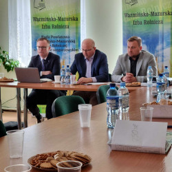 Posiedzenie Rady Powiatowej W-MIR w powiecie węgorzewskim w dniu 15.04.2024 r