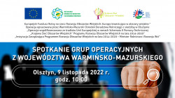 Spotkanie Grup Operacyjnych z województwa warmińsko-mazurskiego