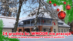 24 grudnia br. WMODR nie pracuje