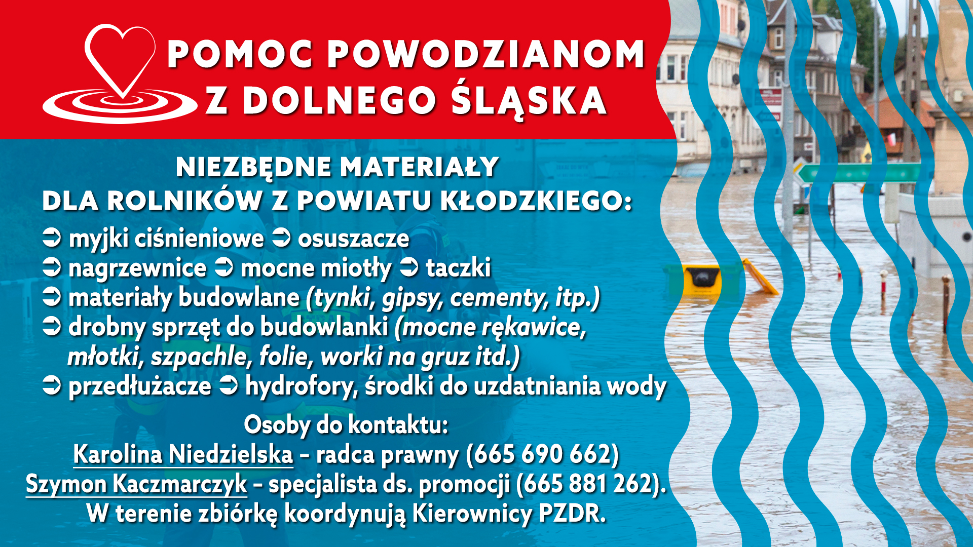 Pomagamy rolnikom dotkniętym powodzią!