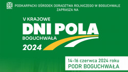 Zapraszamy na Krajowe Dni Pola do Boguchwały - 14-16 czerwca 2024 r.